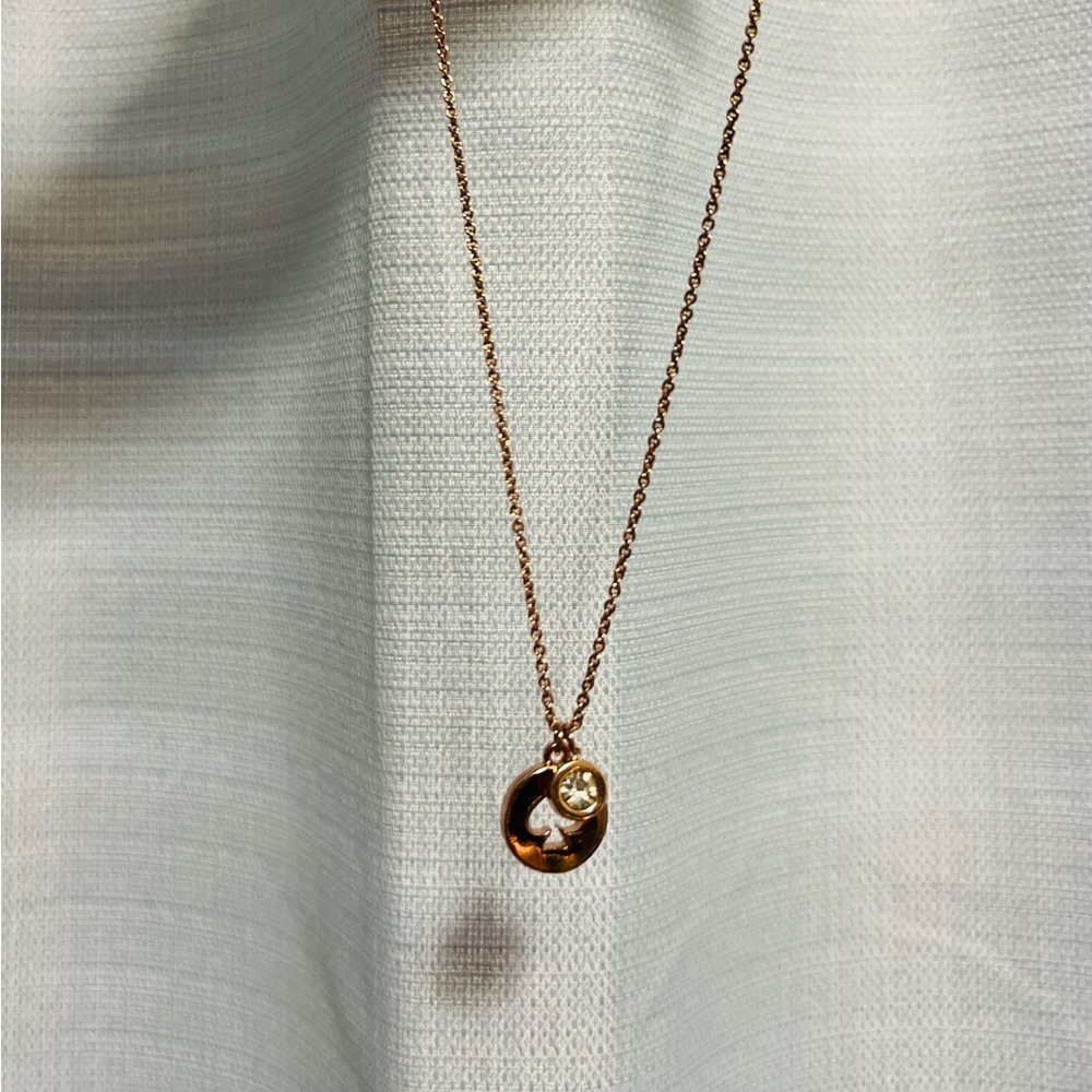Kate Spade Rose gold Pendant Necklace